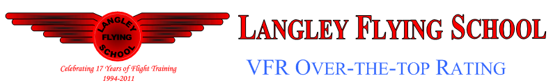 Langley Flying School VFR Over-the-top Rating